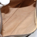 GUCCI GG Supreme Web Sherry Line Bag PVC Beige Gold 89 02 077 Auth 133234-10
