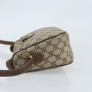 GUCCI GG Supreme Web Sherry Line Bag PVC Beige Gold 89 02 077 Auth 133234-4
