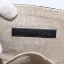 FENDI Shoulder Bag Leather Fabric Multicolor Gold Auth 133235SAM-11