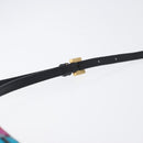 FENDI Shoulder Bag Leather Fabric Multicolor Gold Auth 133235SAM-8