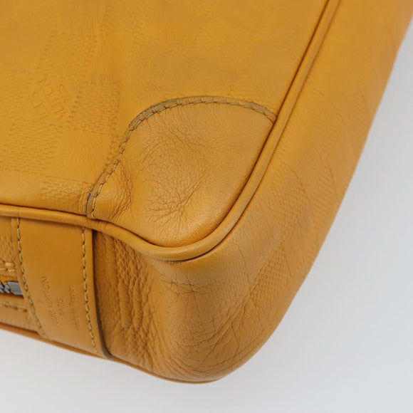 LOUIS VUITTON Damier Infini Porte Documents Voyage Bag Solar N41218 Auth 133236