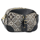 LOUIS VUITTON Monogram Jaguar Deauville MINI Bag Black M57205 LV Auth 133237M-1