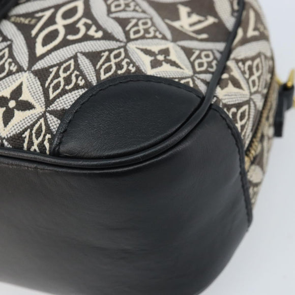 LOUIS VUITTON Monogram Jaguar Deauville MINI Bag Black M57205 LV Auth 133237M