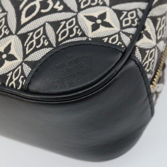LOUIS VUITTON Monogram Jaguar Deauville MINI Bag Black M57205 LV Auth 133237M