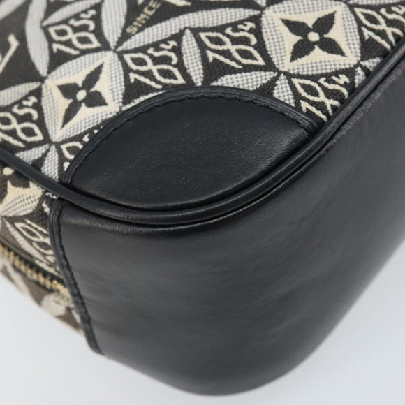 LOUIS VUITTON Monogram Jaguar Deauville MINI Bag Black M57205 LV Auth 133237M