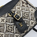 LOUIS VUITTON Monogram Jaguar Deauville MINI Bag Black M57205 LV Auth 133237M-19