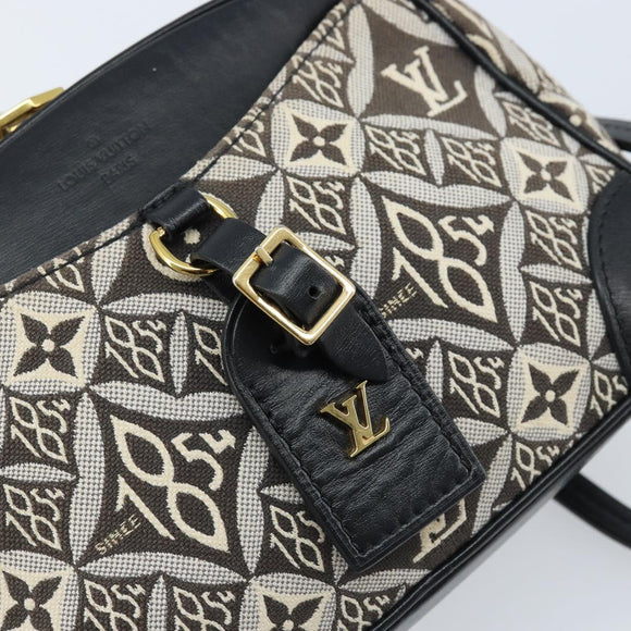 LOUIS VUITTON Monogram Jaguar Deauville MINI Bag Black M57205 LV Auth 133237M