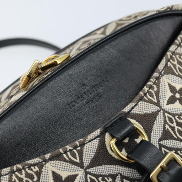 LOUIS VUITTON Monogram Jaguar Deauville MINI Bag Black M57205 LV Auth 133237M
