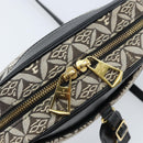 LOUIS VUITTON Monogram Jaguar Deauville MINI Bag Black M57205 LV Auth 133237M-21