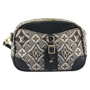 LOUIS VUITTON Monogram Jaguar Deauville MINI Bag Black M57205 LV Auth 133237M-13