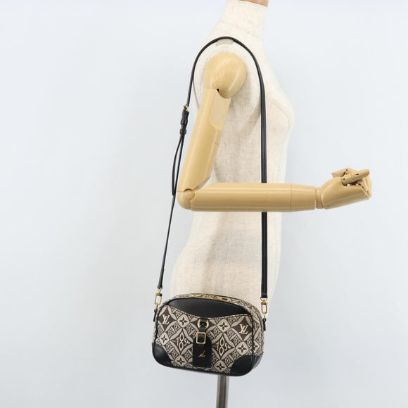 LOUIS VUITTON Monogram Jaguar Deauville MINI Bag Black M57205 LV Auth 133237M
