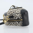 LOUIS VUITTON Monogram Jaguar Deauville MINI Bag Black M57205 LV Auth 133237M-4