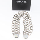 CHANEL COCO Mark Chain Clip for Costumes Belt metal Silver CC Auth 133239M-13