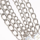 CHANEL COCO Mark Chain Clip for Costumes Belt metal Silver CC Auth 133239M-3
