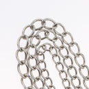 CHANEL COCO Mark Chain Clip for Costumes Belt metal Silver CC Auth 133239M-5