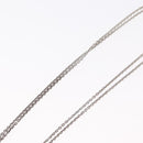 TIFFANY&Co. Hardware Double Link Necklace Ag925 Silver Auth 133241SAM-13