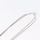 TIFFANY&Co. Hardware Double Link Necklace Ag925 Silver Auth 133241SAM-14