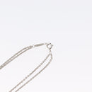 TIFFANY&Co. Hardware Double Link Necklace Ag925 Silver Auth 133241SAM-15