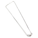 TIFFANY&Co. Hardware Double Link Necklace Ag925 Silver Auth 133241SAM-2
