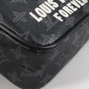 LOUIS VUITTON Monogram Eclipse DanubePM Shoulder Bag M43677 LV Auth 133254M-12
