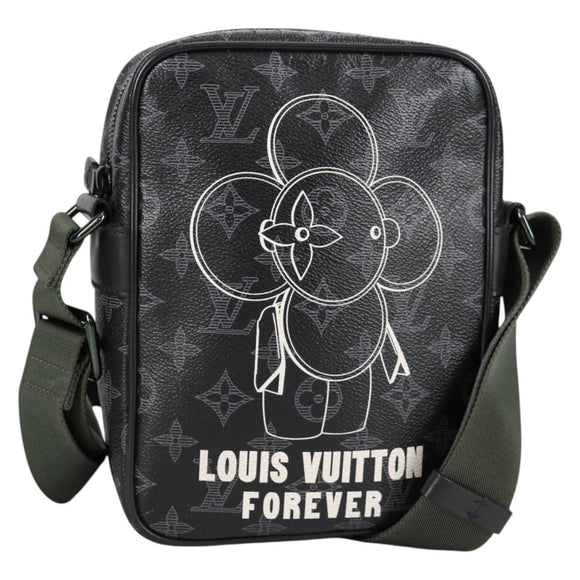 LOUIS VUITTON Monogram Eclipse DanubePM Shoulder Bag M43677 LV Auth 133254SAM