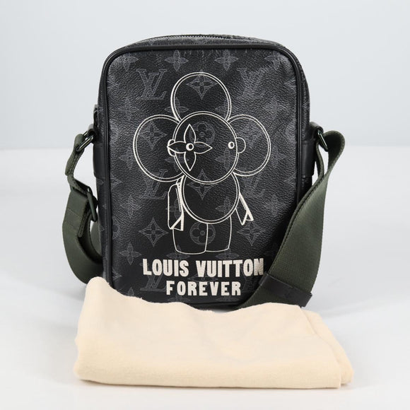 LOUIS VUITTON Monogram Eclipse DanubePM Shoulder Bag M43677 LV Auth 133254SAM
