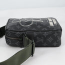 LOUIS VUITTON Monogram Eclipse DanubePM Shoulder Bag M43677 LV Auth 133254M-4