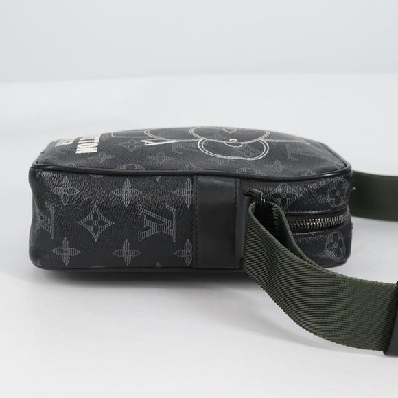 LOUIS VUITTON Monogram Eclipse DanubePM Shoulder Bag M43677 LV Auth 133254SAM