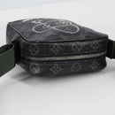 LOUIS VUITTON Monogram Eclipse DanubePM Shoulder Bag M43677 LV Auth 133254M-6