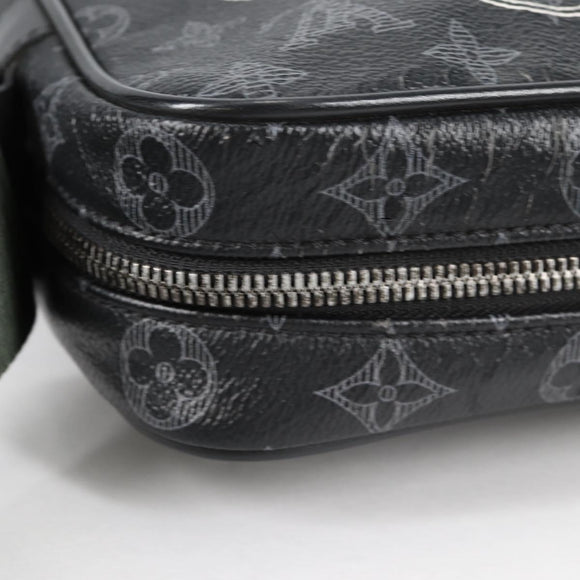 LOUIS VUITTON Monogram Eclipse DanubePM Shoulder Bag M43677 LV Auth 133254SAM
