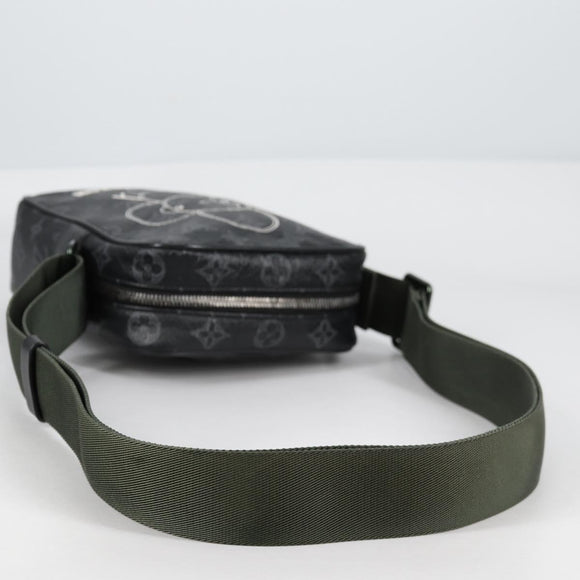 LOUIS VUITTON Monogram Eclipse DanubePM Shoulder Bag M43677 LV Auth 133254M