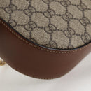 GUCCI GG Supreme Animalie Shoulder Bag PVC Europe Only Beige 409535 Auth 133260V-15