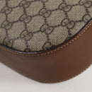 GUCCI GG Supreme Animalie Shoulder Bag PVC Europe Only Beige 409535 Auth 133260V-16