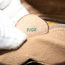 CELINE Macadam Canvas Shoulder Bag PVC Leather Brown Gold Auth 133267-12