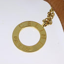 CELINE Macadam Canvas Shoulder Bag PVC Leather Brown Gold Auth 133267-9