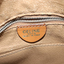 CELINE Macadam Canvas Shoulder Bag PVC Leather Brown Gold Auth 133267-18