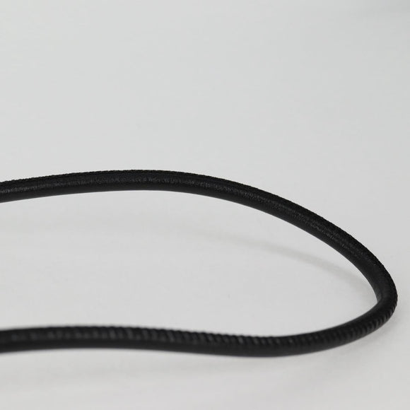 CHANEL Cambon Line Shoulder Bag Lamb Skin White Silver CC Auth 133269V