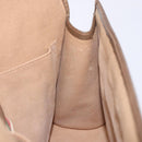 GUCCI GG Supreme Web Sherry Line Clutch Bag PVC Beige Gold 89 01 030 Auth 133273-18