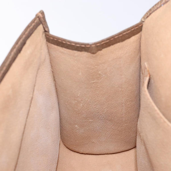 GUCCI GG Supreme Web Sherry Line Clutch Bag PVC Beige Gold 89 01 030 Auth 133273