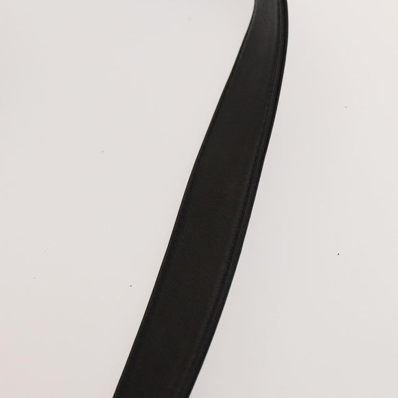 GUCCI Bamboo Hand Bag Leather 2way Black Gold 001 1577 Auth 133277