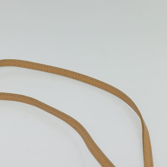 FENDI Zucchino Canvas Shoulder Bag Light Blue Silver Auth 133278