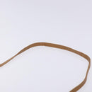 Christian Dior Honeycomb Canvas Shoulder Bag PVC Black Gold Auth 133279-8