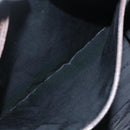 BURBERRY Nova Check Hand Bag Canvas Beige Silver Auth 133280-12