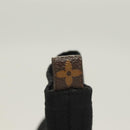 LOUIS VUITTON After Game Socks Sneakers Cotton Black LV Auth 133282-13