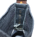 LOUIS VUITTON After Game Socks Sneakers Cotton Black LV Auth 133282-19