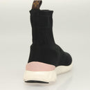 LOUIS VUITTON After Game Socks Sneakers Cotton Black LV Auth 133282-21