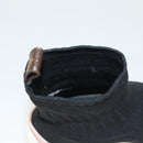 LOUIS VUITTON After Game Socks Sneakers Cotton Black LV Auth 133282-36