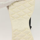LOUIS VUITTON After Game Socks Sneakers Cotton Black LV Auth 133282-9