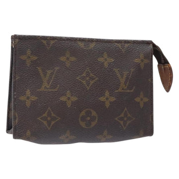 LOUIS VUITTON Monogram Poche Toilette 15 Pouch M47546 LV Auth 133292