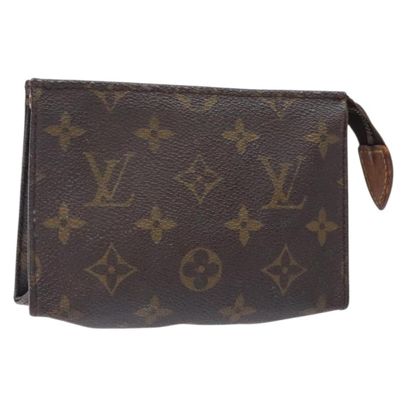 LOUIS VUITTON Monogram Poche Toilette 15 Pouch M47546 LV Auth 133292